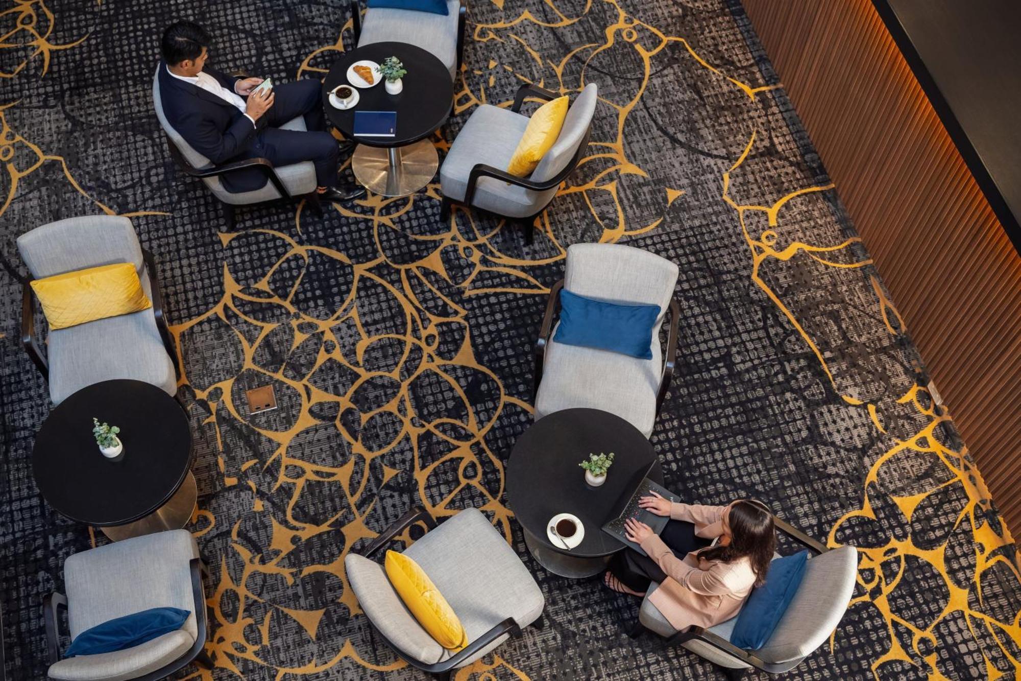 Sydney Harbour Marriott Hotel At Circular Quay Exteriér fotografie The lounge at the airport